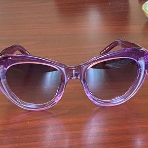 Pomellato 52mm cat eye sunglasses shiny ametista